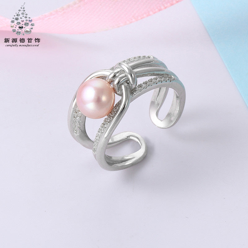 Unique Silver Diamond Ring for Women – FREE Shipping